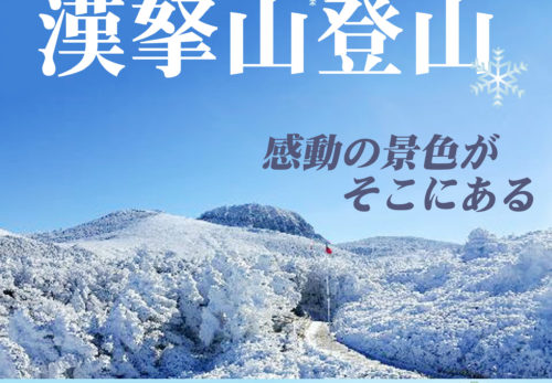 漢拏山ポスター（雪山）