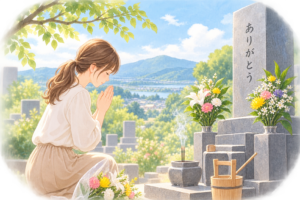 お墓参り