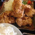 鳥料理みや祥さんのポン唐定食650円